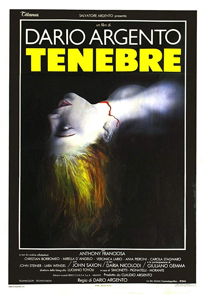 Tenebre: il thriller definitivo di Dario Argento